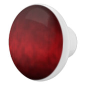 Red Artsy Gothic Ombre Keramische Knop (Rechts)