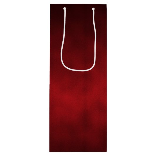 Red Artsy Gothic Ombre Wijn Cadeautas (Voorkant)