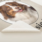 Red Australian Shepherd Dad Sherpa Deken (3/4)