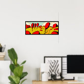 Red Autumn Poster (Thuiskantoor)