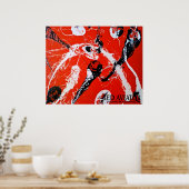 RED AVIATOR POSTER (Keuken)