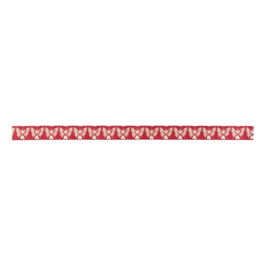 Red Awareness Ribbon Angel Custom Art Ribbons Lint (Voorkant)