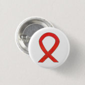 Red Awareness Ribbon Art Custom Pendant Buttonnen Ronde Button 3,2 Cm (Voorkant /achterkant)