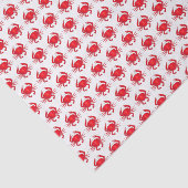 Red Baltimore Maryland MD Chesapeake Bay Crabs Tissuepapier (Detail)