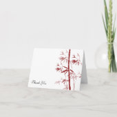 Red Bamboo Merci Cartes (Devant)