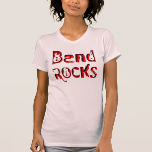 Red Band Rocks in het rood T-shirt