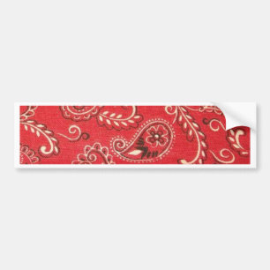 Red Bandana Bumpersticker