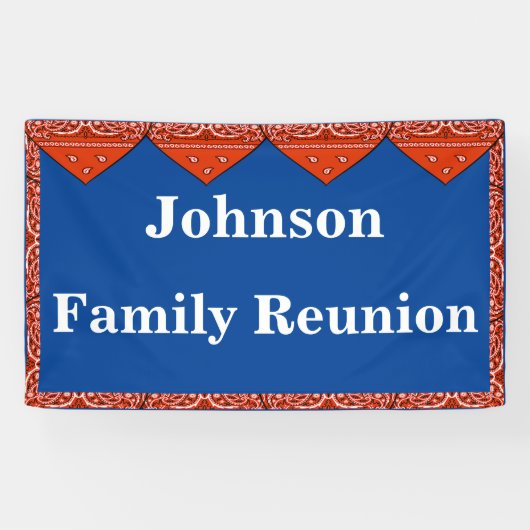 Red Bandana Custom Banner (Horizontaal)
