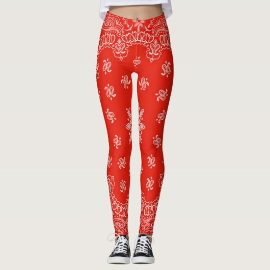 Red Bandana Leggings (Voorkant)