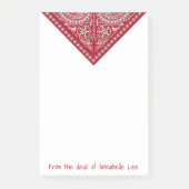 Red Bandana Post-it Notes (Voorkant)