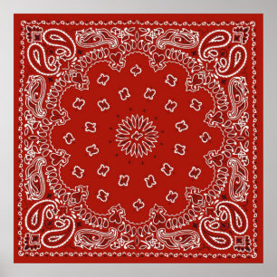 Red Bandana Poster