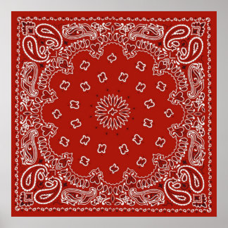 Red Bandana Poster