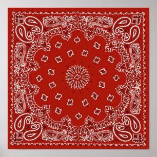 Red Bandana Poster