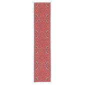 Red Bandana Short Table Runner Korte Tafelloper (Voorkant)