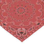Red Bandana Short Table Runner Korte Tafelloper (Hoek)