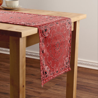 Red Bandana Short Table Runner Korte Tafelloper