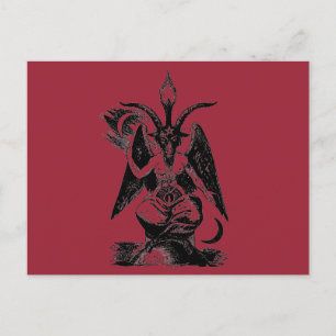 RED BAPHOMET-BRIEFKAART BRIEFKAART