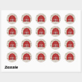 Red Barn Boerderij Baby Sticker (Vel)