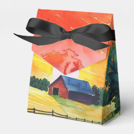 Red Barn Boerderij Bedankdoosjes