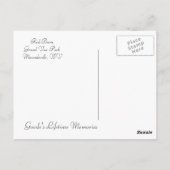 Red Barn Briefkaart (Achterkant)