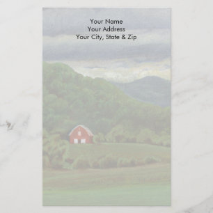 Red Barn Briefpapier
