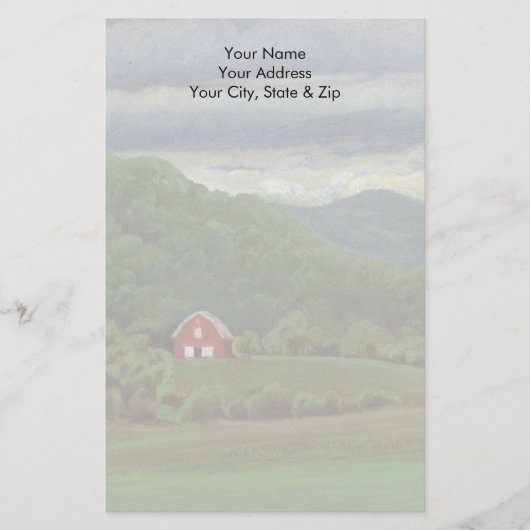 Red Barn Briefpapier (Voorkant)