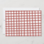 Red Barn Farm Animal Anniversaire Fête Invitation (Dos)