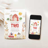 Red Barn Farm Invitation d'anniversaire