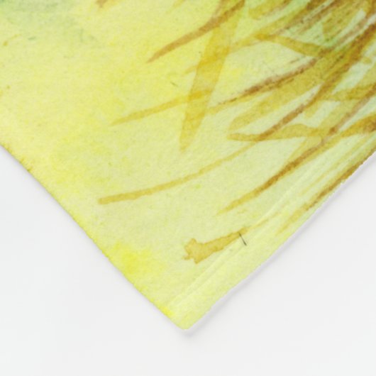 Red Barn Fleece Deken (Hoek)