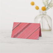 Red Barn Flowers Wood Weddenschap Favors (Achterkant)