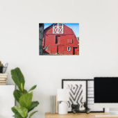 Red Barn Foto Poster (Thuiskantoor)