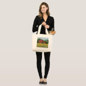 Red Barn Grote Tote Bag (Voorkant (model))