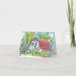 Red Barn House Kaart
