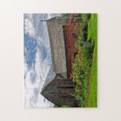 Red Barn op zondagse puzzel (Verticaal)
