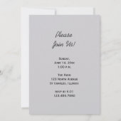 Red Barn Pays Famille Réunion Invitation (Dos)