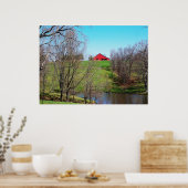 Red Barn Poster (Keuken)