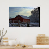 Red Barn Print (Keuken)