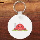 Red Barn Sleutelhanger (Voorkant)