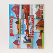 Red Barns of New England Jigzaag Puzzle Legpuzzel (Verticaal)
