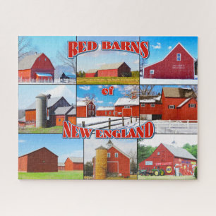 Red Barns of New England Jigzaag Puzzle Legpuzzel