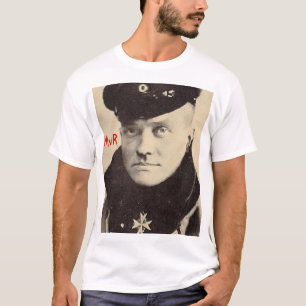 Red Baron Portrait T-shirt, met RedBaron Gear logo T-shirt