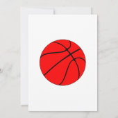 Red Basketball Coach Best Ever Custom Photo Bedankkaart (Achterkant)