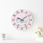 Red Bathroom Shiny Numbles Grote Klok (Huis)