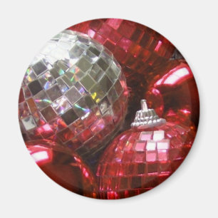 Red Baubles friet magnet Magneet