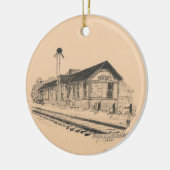 Red Bay Depot Ceramic Ornament (Links)