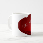 Red Be Mine Heart Koffiemok (Voorkant links)