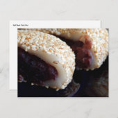 Red Bean Paste Bun Briefkaart (Voorkant / Achterkant)