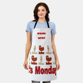 Red Beans & Rice, Ontwerp tekst toevoegen, Schort (Gedragen)