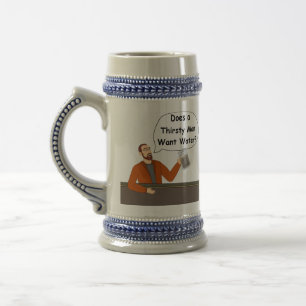 Red Beard Beer Stein Bierpul
