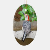 Red-bellied Woodpecker Keramisch Ornament (Rechts)